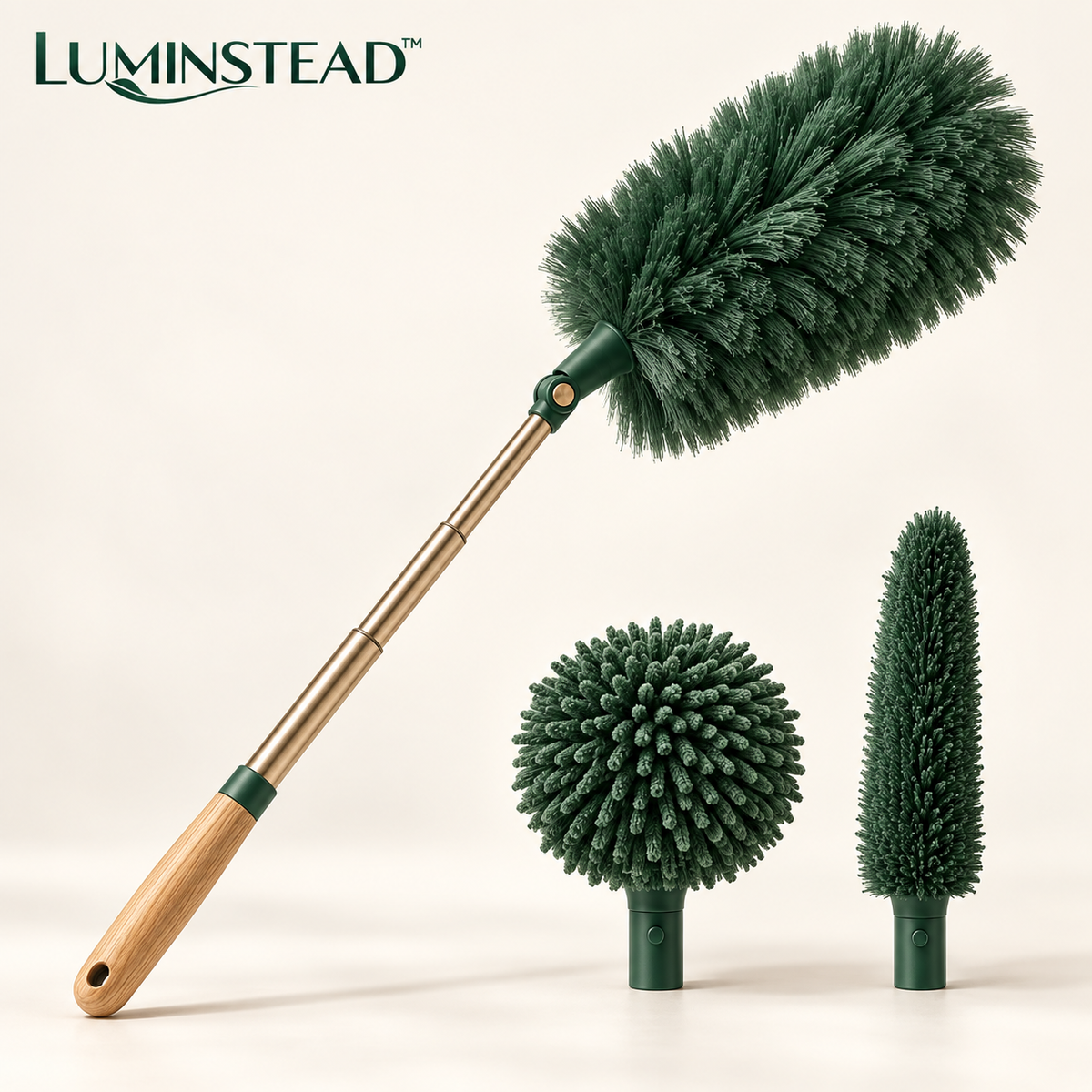 LUMINSTEAD™ Extendable Duster with Interchangeable Heads