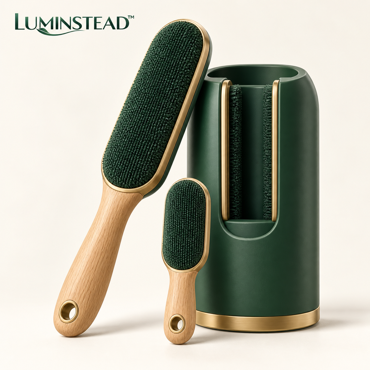 LUMINSTEAD™ Reusable Lint and Upholstery Brush Set