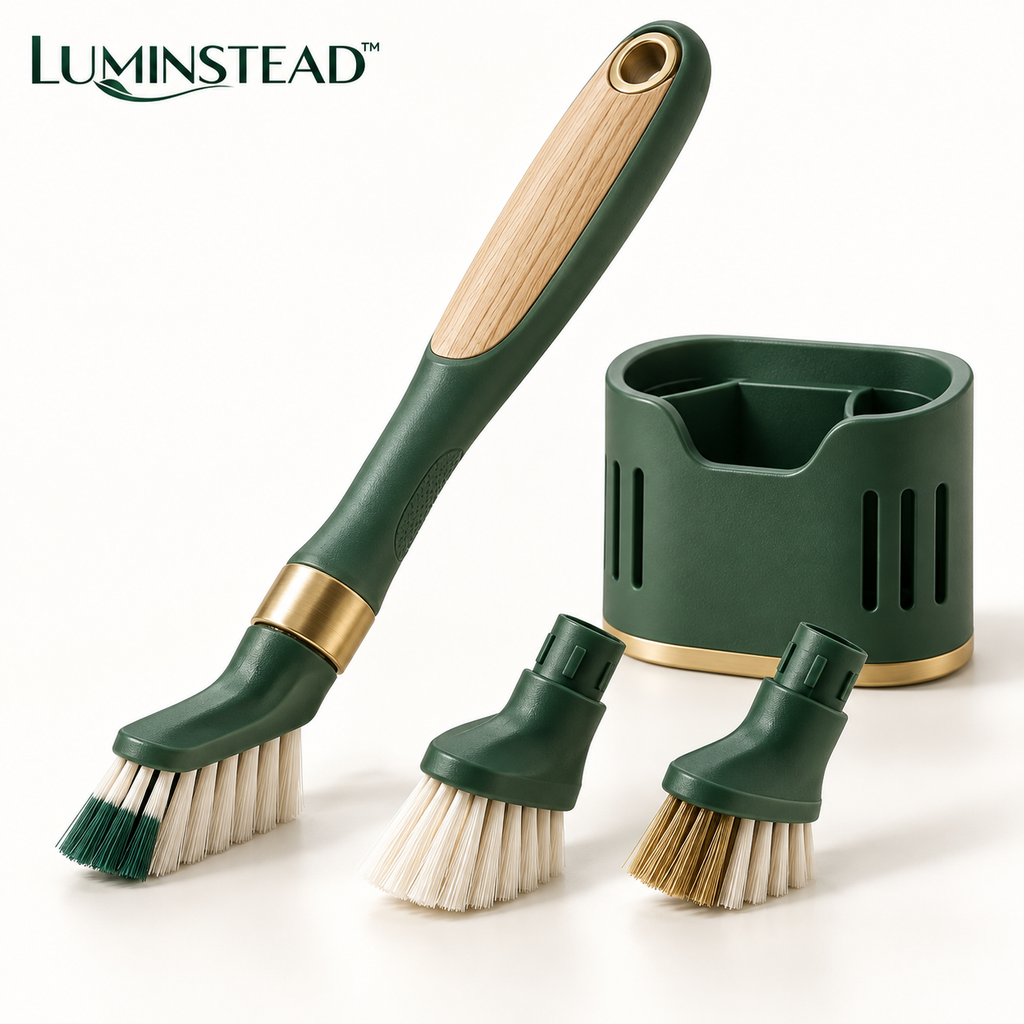 LUMINSTEAD™ Interchangeable Tile and Grout Brush Kit