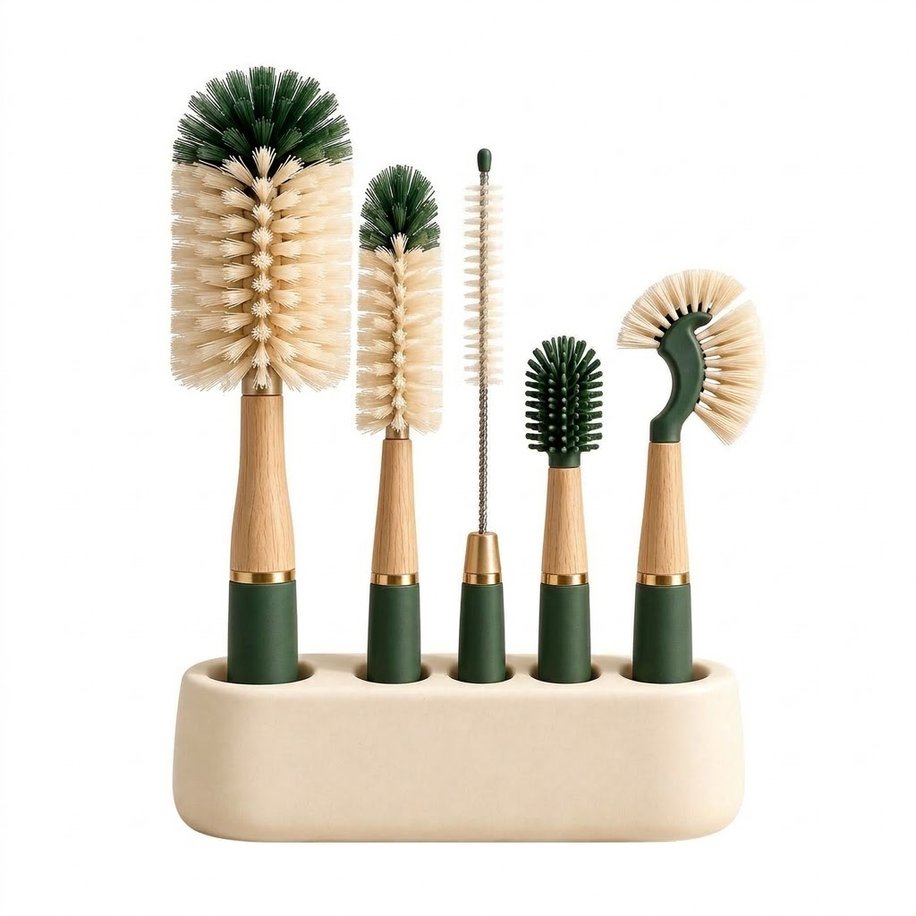 LUMINSTEAD™ Five-Piece Bottle and Detail Brush Set