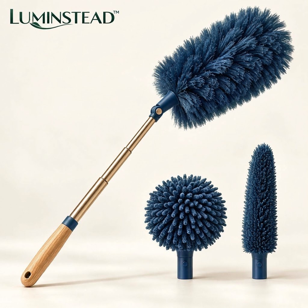 LUMINSTEAD™ Extendable Duster with Interchangeable Heads