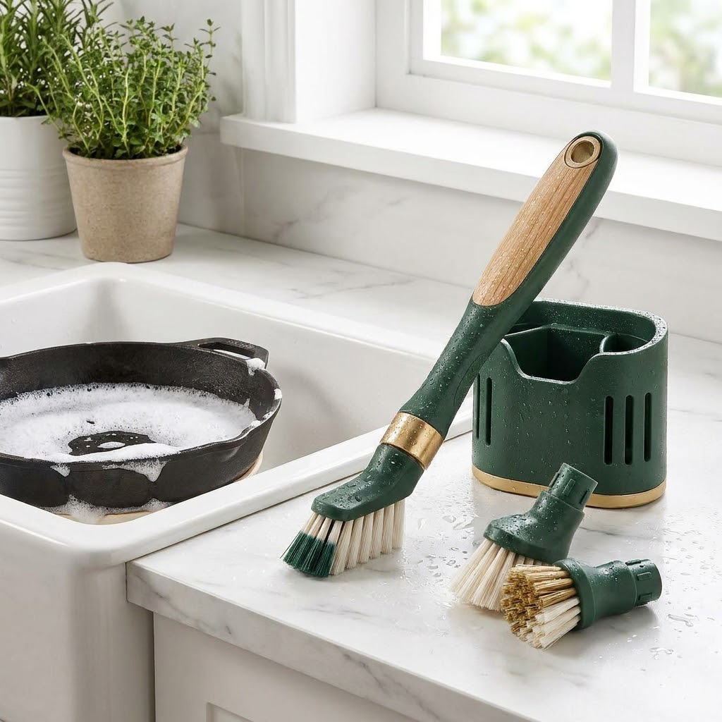 LUMINSTEAD™ Interchangeable Tile and Grout Brush Kit