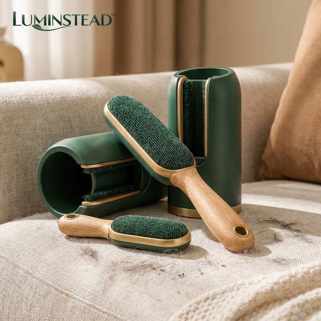 LUMINSTEAD™ Reusable Lint and Upholstery Brush Set