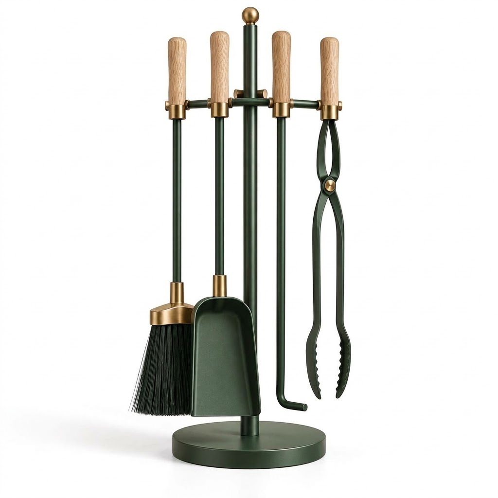LUMINSTEAD™ Four-Piece Fireplace Cleaning Tool Set