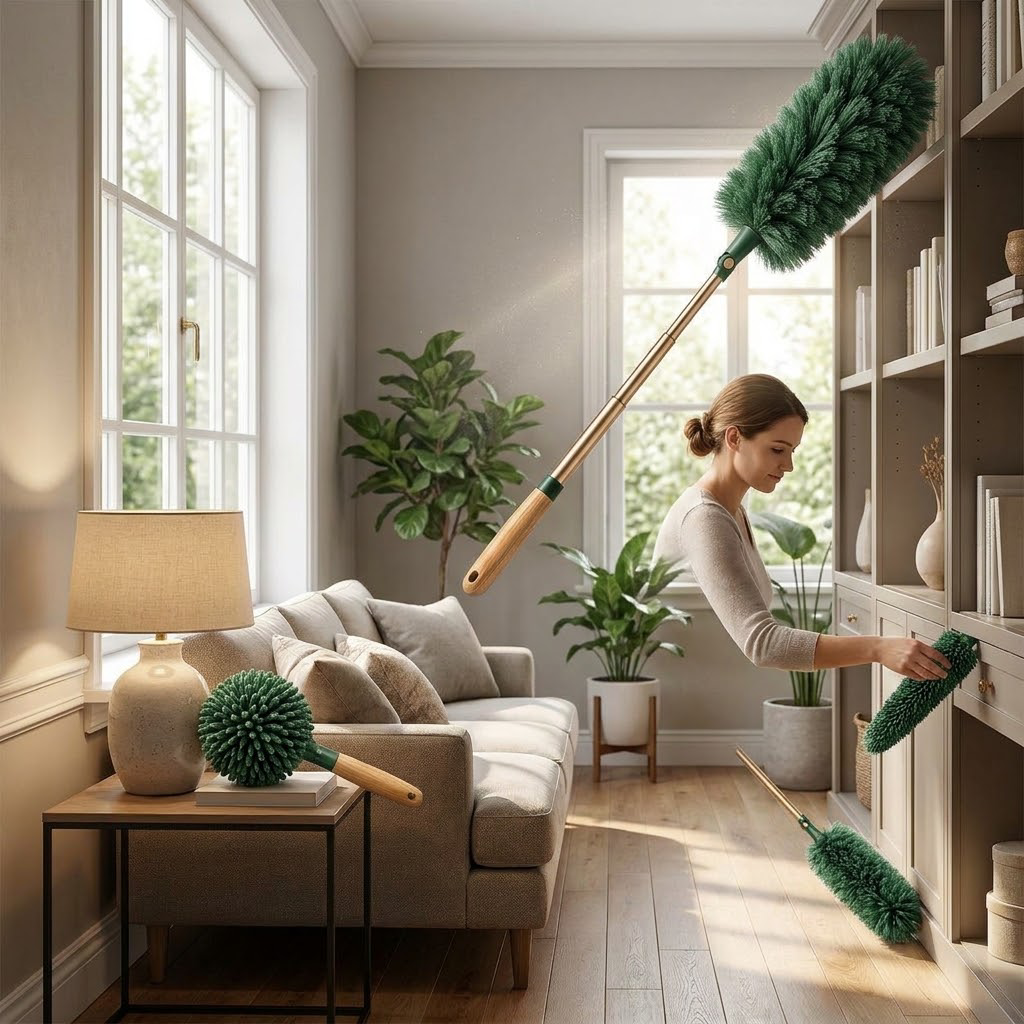 LUMINSTEAD™ Extendable Duster with Interchangeable Heads