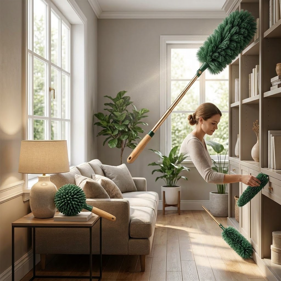 LUMINSTEAD™ Extendable Duster with Interchangeable Heads