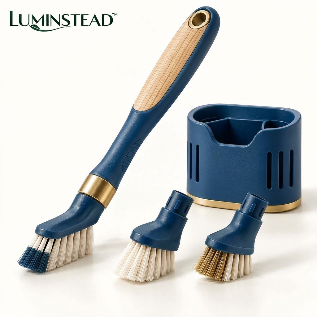 LUMINSTEAD™ Interchangeable Tile and Grout Brush Kit