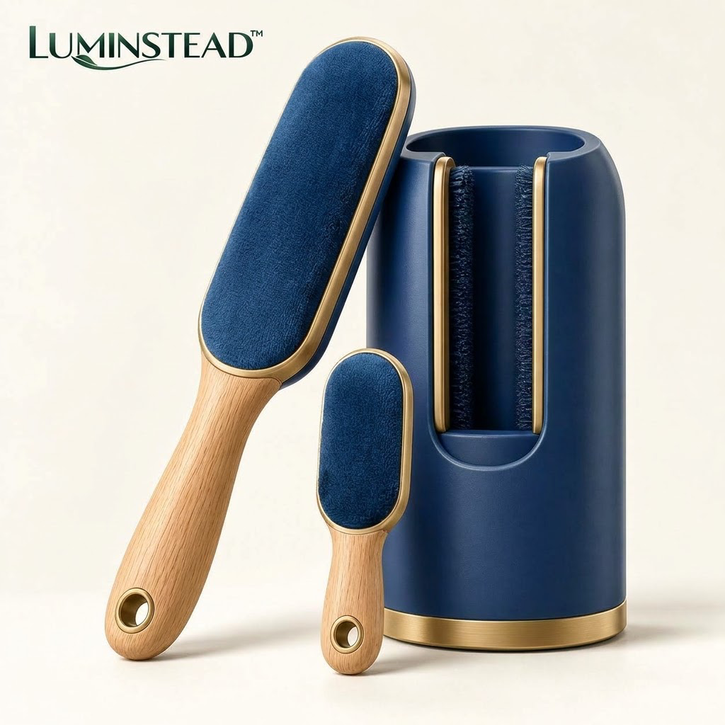 LUMINSTEAD™ Reusable Lint and Upholstery Brush Set